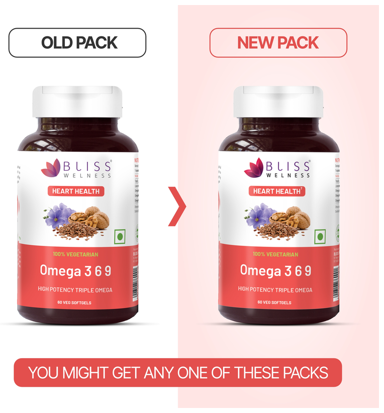 Bliss Welness Cardio Bliss + Omega 3 6 9 Capsule | Grocsy