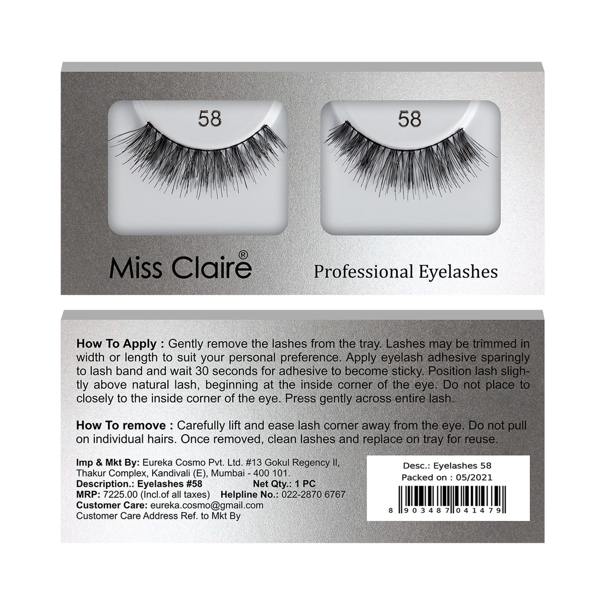 Miss Claire Eyelashes - 58 | Grocsy