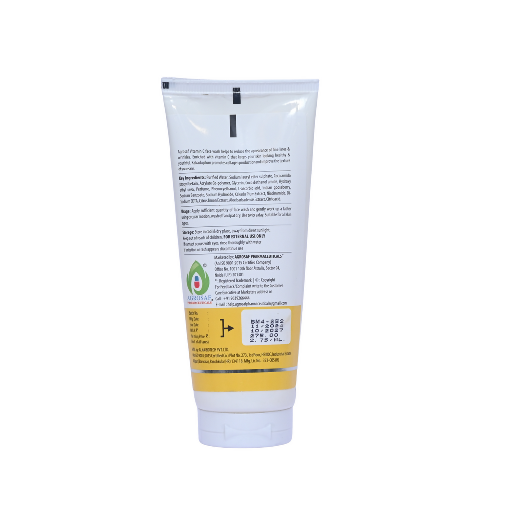 Agrosaf Vitamin C Face Wash | Grocsy