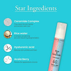 Glamveda Korean Glass Skin Rice & Ceramide Dewy Sunscreen Spf 50 Pa+++ | Grocsy