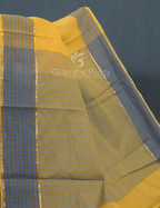 Dual Shades of Yellow Pure Mangalgiri Cotton By Gayathri Reddy Designer Studio | Grocsy