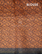 Orange Colour With Print Design Semi Chanderi Saree By Gayathri Reddy Designer Studio | Grocsy