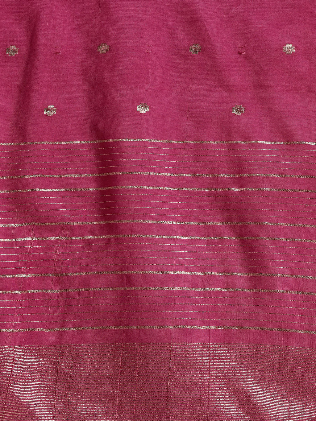 Sangria Ethnic Motifs Printed Gotta Patti Pure Cotton Kurta with Trousers & Dupatta | Grocsy