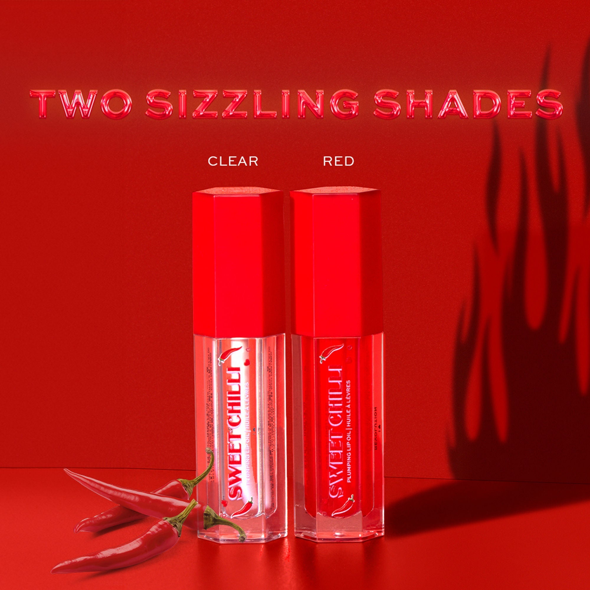 Makeup Revolution Heart Revolution Sweet Chilli Plumping Lip Oil - Red | Grocsy