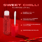 Makeup Revolution Heart Revolution Sweet Chilli Plumping Lip Oil - Clear | Grocsy