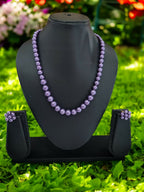 Inhanns Spectrum Everyday Pearl Sets - Single Strand - Purpale | Grocsy