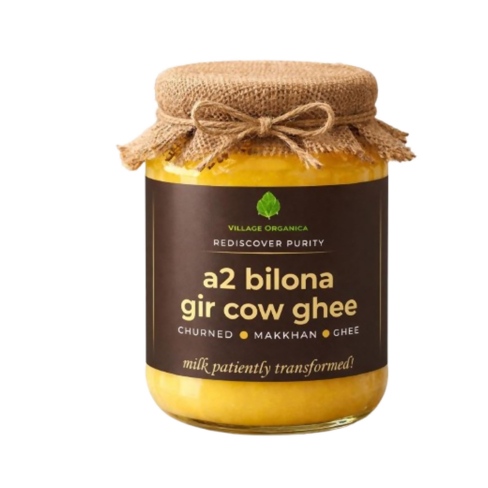 Village-Organica A2 Gir Cow Ghee,Traditional Bilona Method | Grocsy