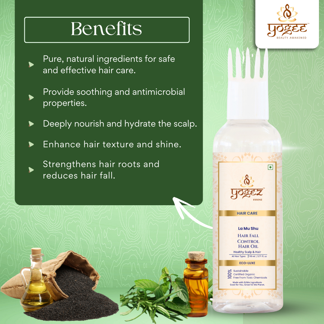 Yogez La Mu Shu Hair Fall Control Hair Oil | Grocsy