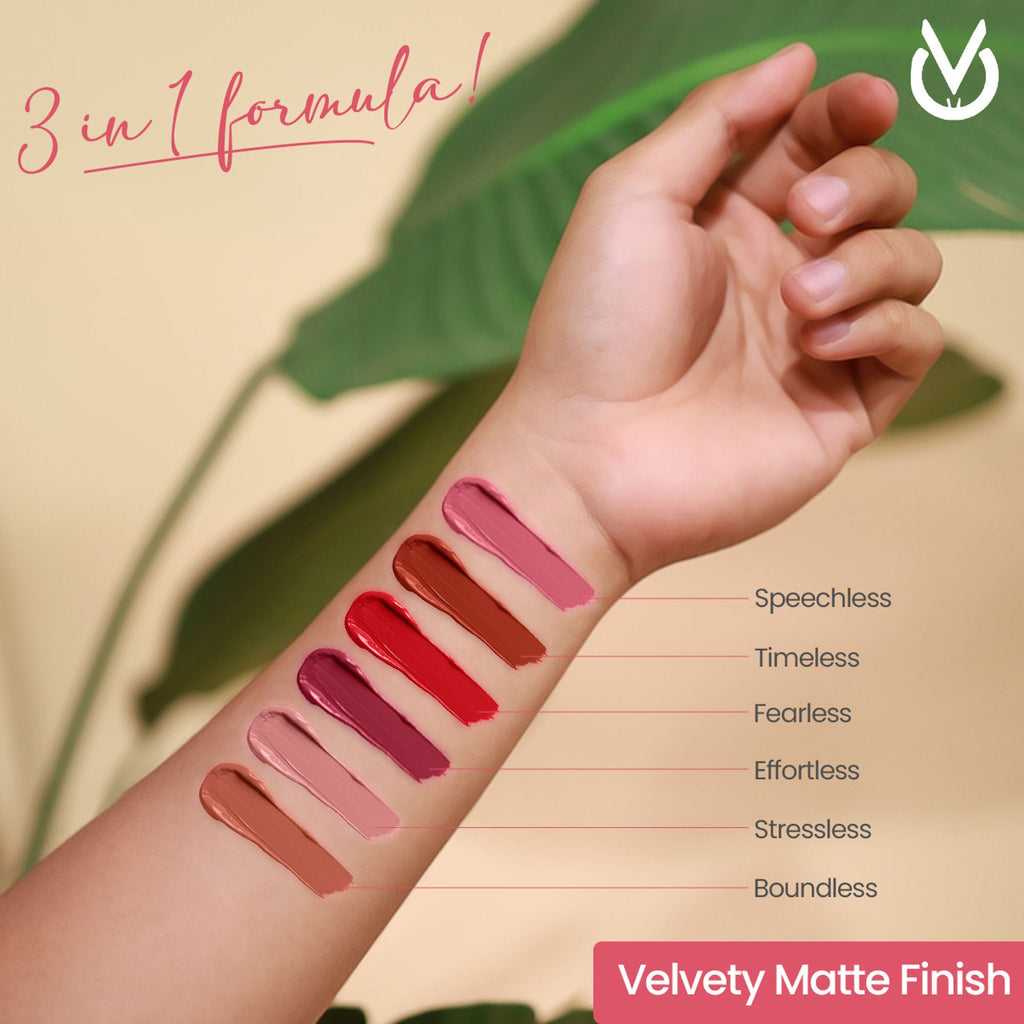 CHIPMUNK Lip It Right Liquid Matte Lipstick - 61 Speechless | Grocsy