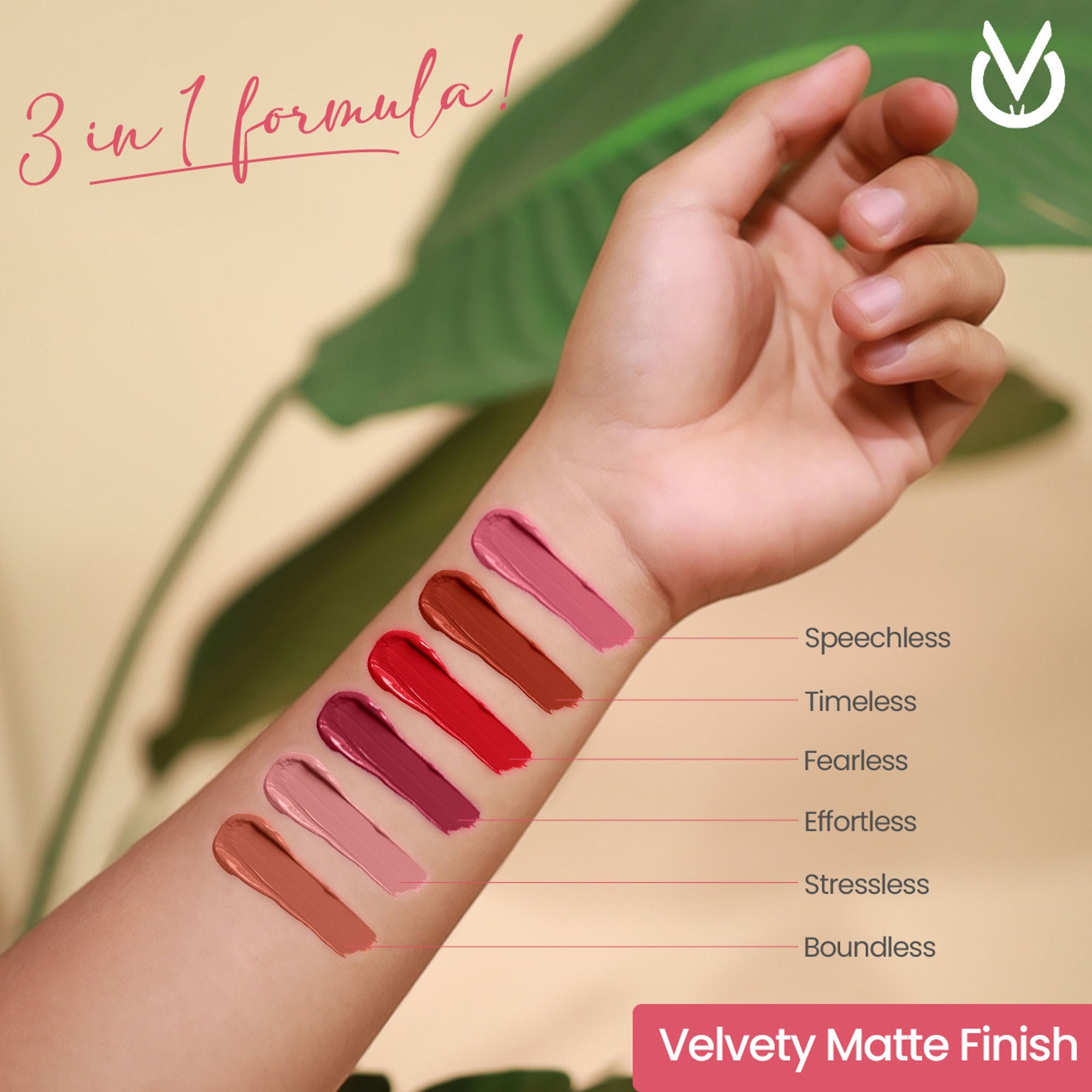 CHIPMUNK Lip It Right Liquid Matte Lipstick - 61 Speechless | Grocsy