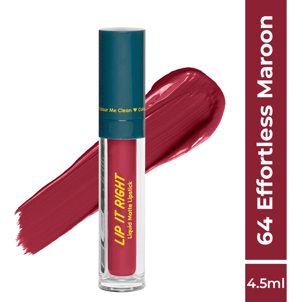 CHIPMUNK Lip It Right Liquid Matte Lipstick - 64 Effortless | Grocsy