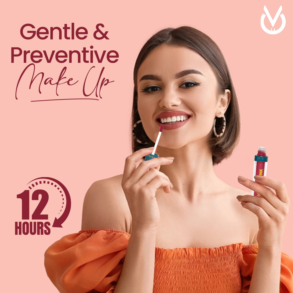 CHIPMUNK Lip It Right Liquid Matte Lipstick - 64 Effortless | Grocsy