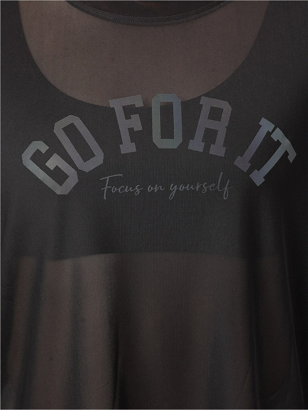MKH Typography Printed Drop Shoulder Sleeves Dri-FIT Sports T-Shirt | Grocsy