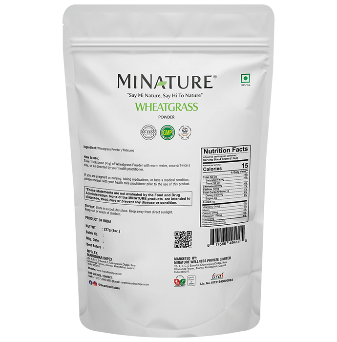 Minature Wheat Grass Organic Powder | Grocsy