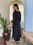 The52 Women Embroidery Work with Viscose Fabric Straight Kurta, Pant and Dupatta Set | Grocsy