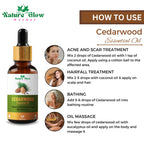 Nature Glow Herbal Cedarwood Essential Oil | Grocsy