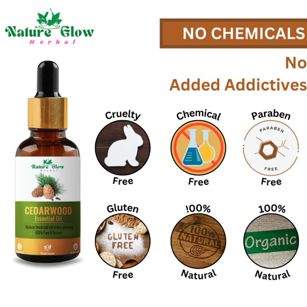 Nature Glow Herbal Cedarwood Essential Oil | Grocsy