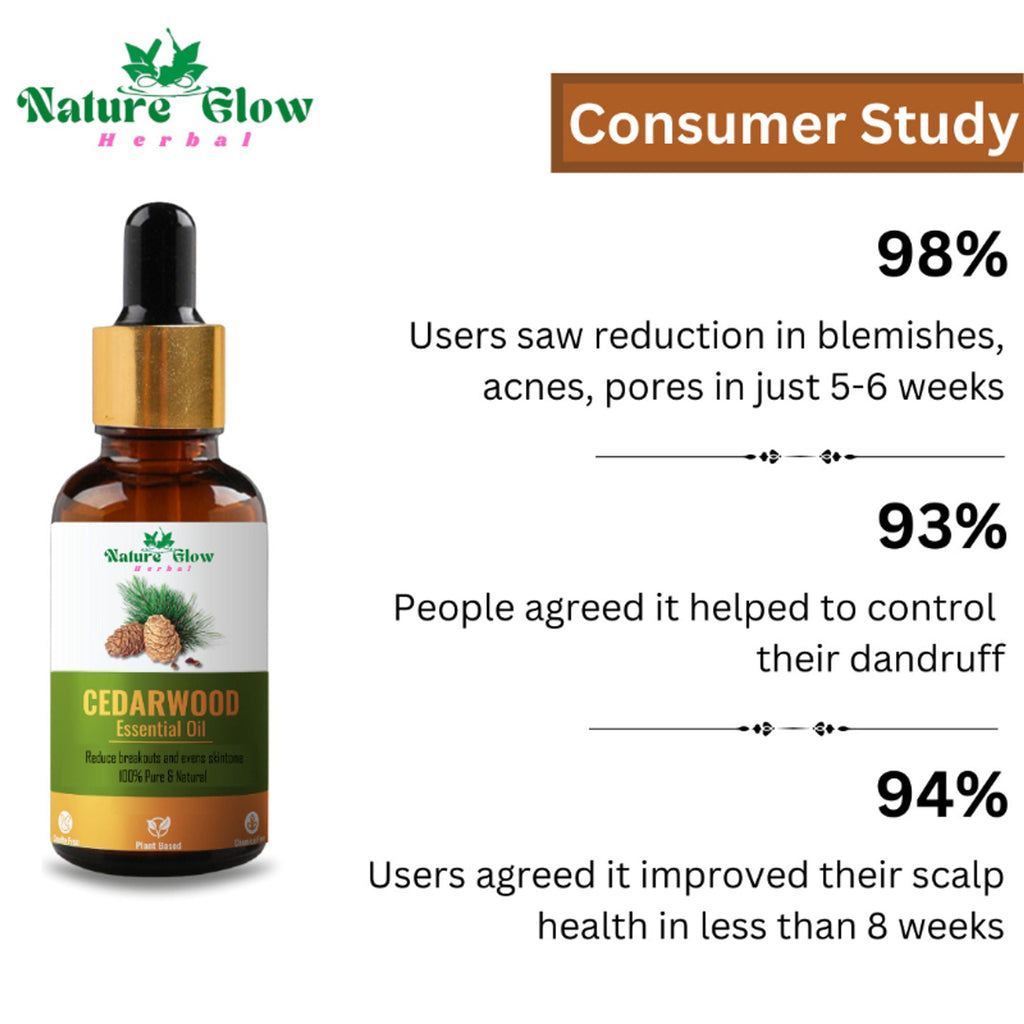 Nature Glow Herbal Cedarwood Essential Oil | Grocsy