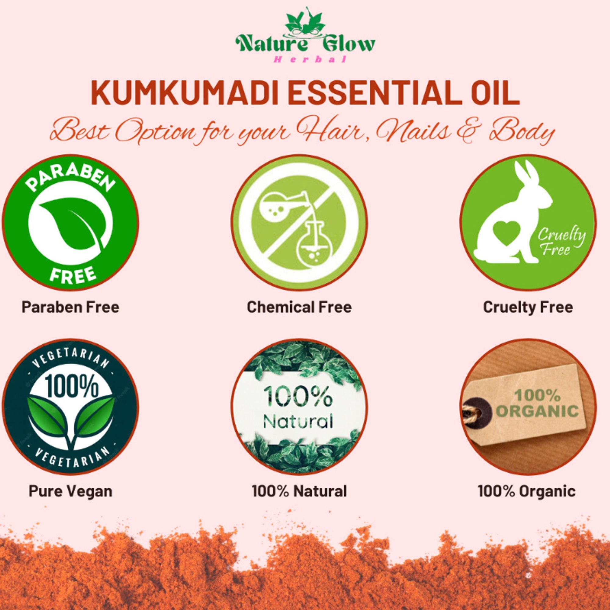 Nature Glow Herbal Kumkumadi Essential Oil | Grocsy