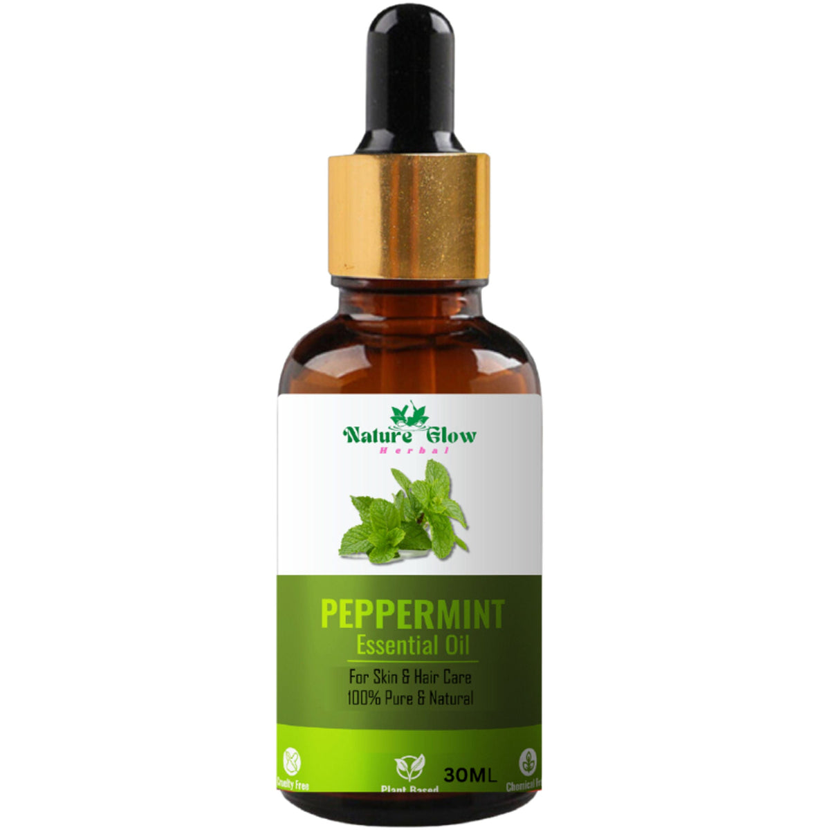 Nature Glow Herbal Peppermint Essential Oil | Grocsy