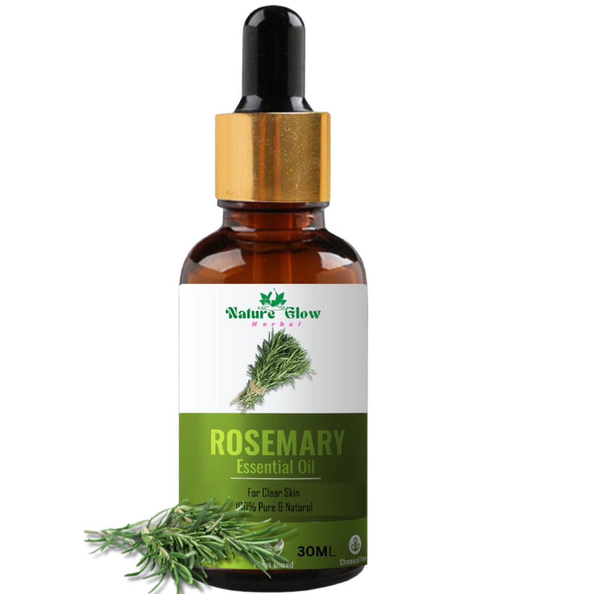 Nature Glow Herbal Rosemary Essential Oil | Grocsy