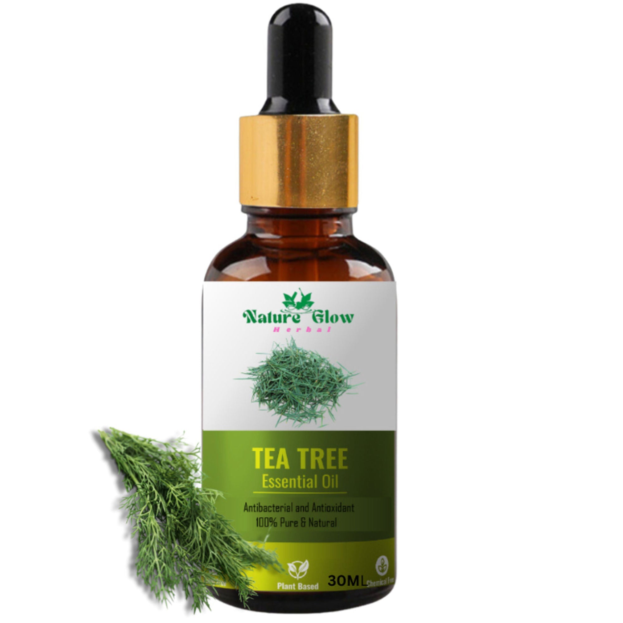 Nature Glow Herbal Tea Tree Essential Oil | Grocsy