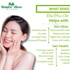 Nature Glow Herbal Tea Tree Essential Oil | Grocsy