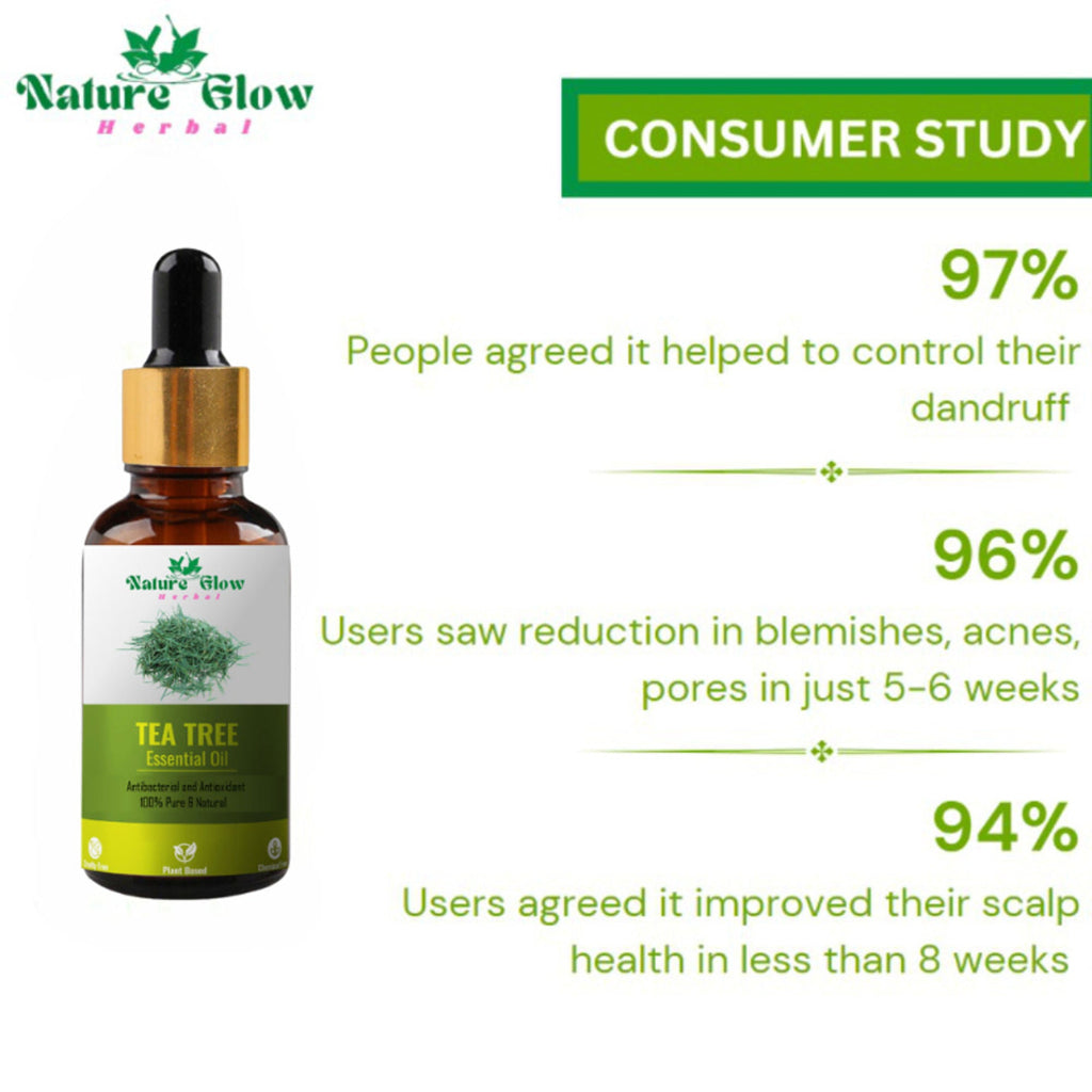 Nature Glow Herbal Tea Tree Essential Oil | Grocsy