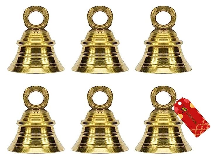 Uapan Brass Hanging Bell For Festival Home Decoration With J Hock | Grocsy