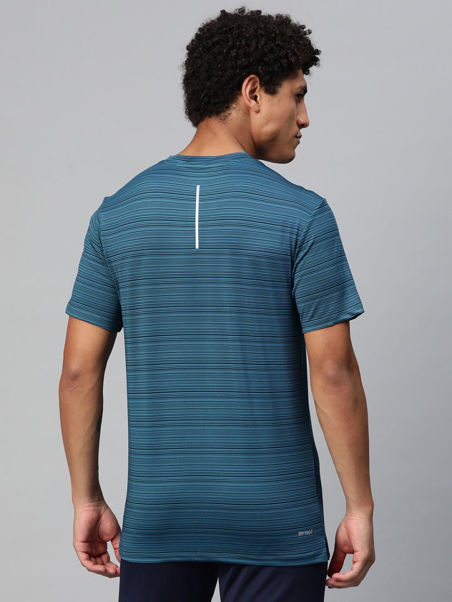 Alcis Striped Anti Static Slim Fit T-shirt | Grocsy