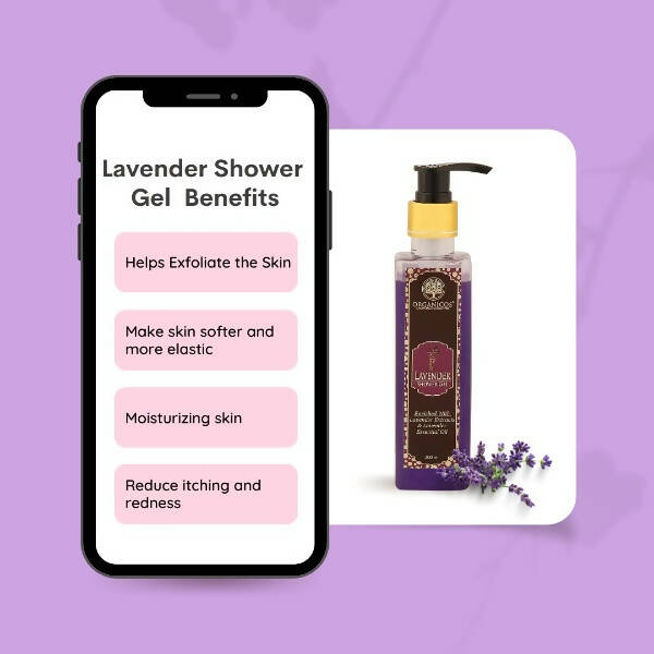 Organicos Lavender Shower Gel | Grocsy