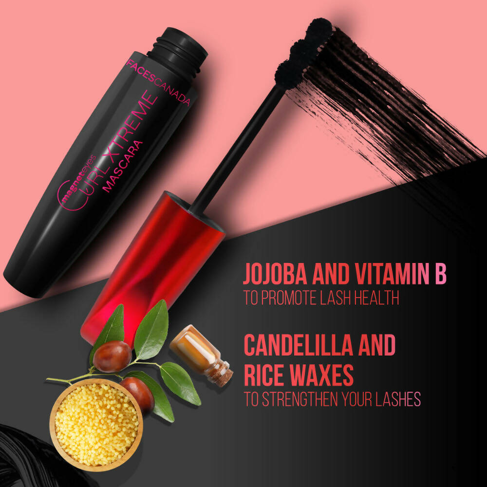 Faces Canada Magneteyes Curl Xtreme Mascara - Black | Grocsy