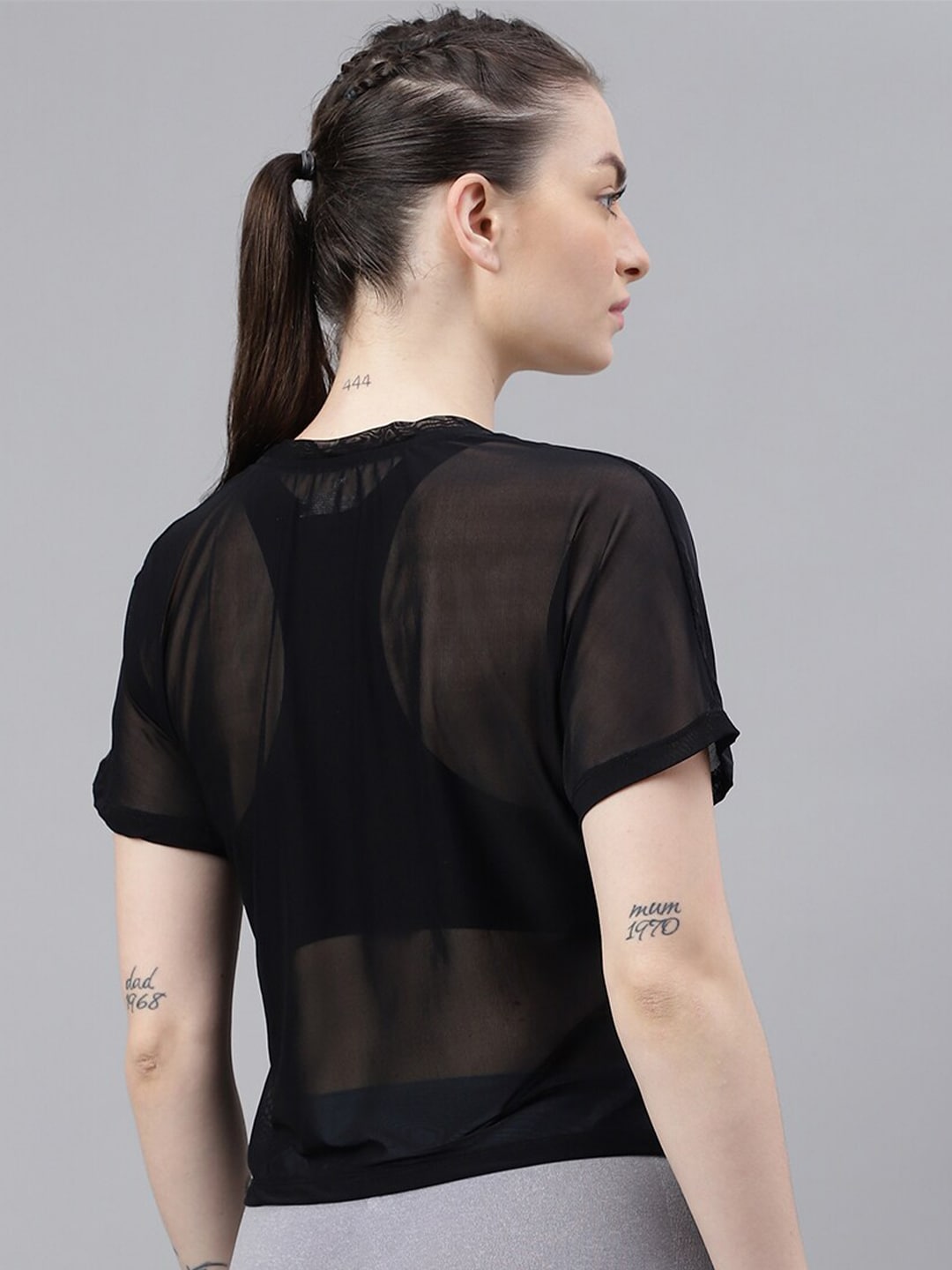 MKH Typography Printed Relaxed Fit Dri-FIT Sports T-shirt | Grocsy