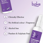 Bake 5% Niacinamide Toner With Fermented Rice Water | Grocsy