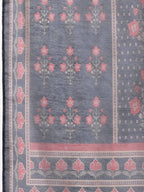 Myshka Blue Color Chanderi silk Printed Kurta With Pant Dupatta Set | Grocsy