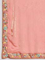 Teeya Creation New Stylish Trendy Party Wear Saree-Peach | Grocsy