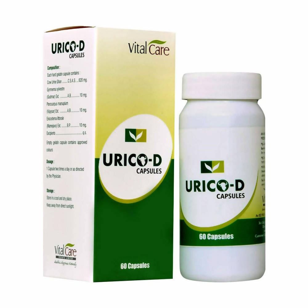Vital Care Urico -D Capsule 60 Capsules | Grocsy