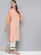 HERE&NOW Women Ethnic Motifs Embroidered Sequined Kurta | Grocsy