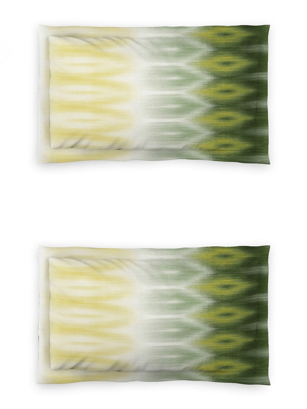 DDecor Green & White Ethnic Motifs 140 TC Cotton Queen Bedsheet with 2 Pillow Covers | Grocsy