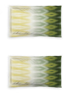 DDecor Green & White Ethnic Motifs 140 TC Cotton Queen Bedsheet with 2 Pillow Covers | Grocsy
