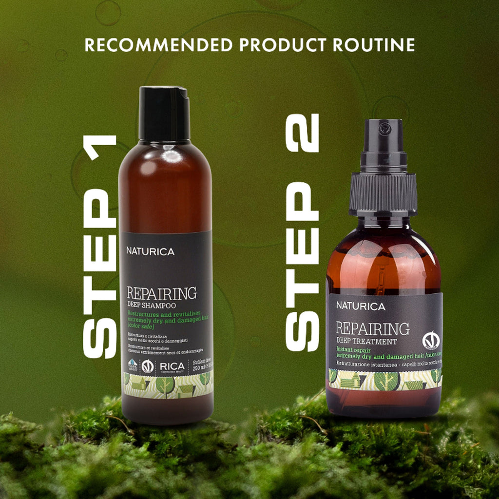 Naturica Repairing Deep Shampoo for Dry & Damaged Hair, Restructure with Sicilian Olive Oil Extract | Grocsy