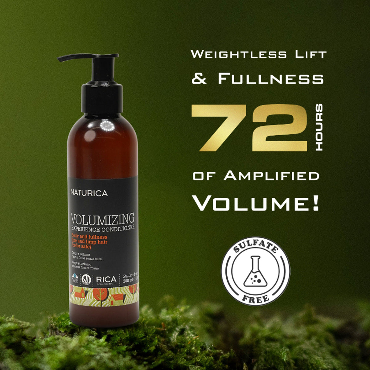 Naturica Volumizing Experience Conditioner for Fine Hair, Restore Softness with Wheat Germ Protein | Grocsy