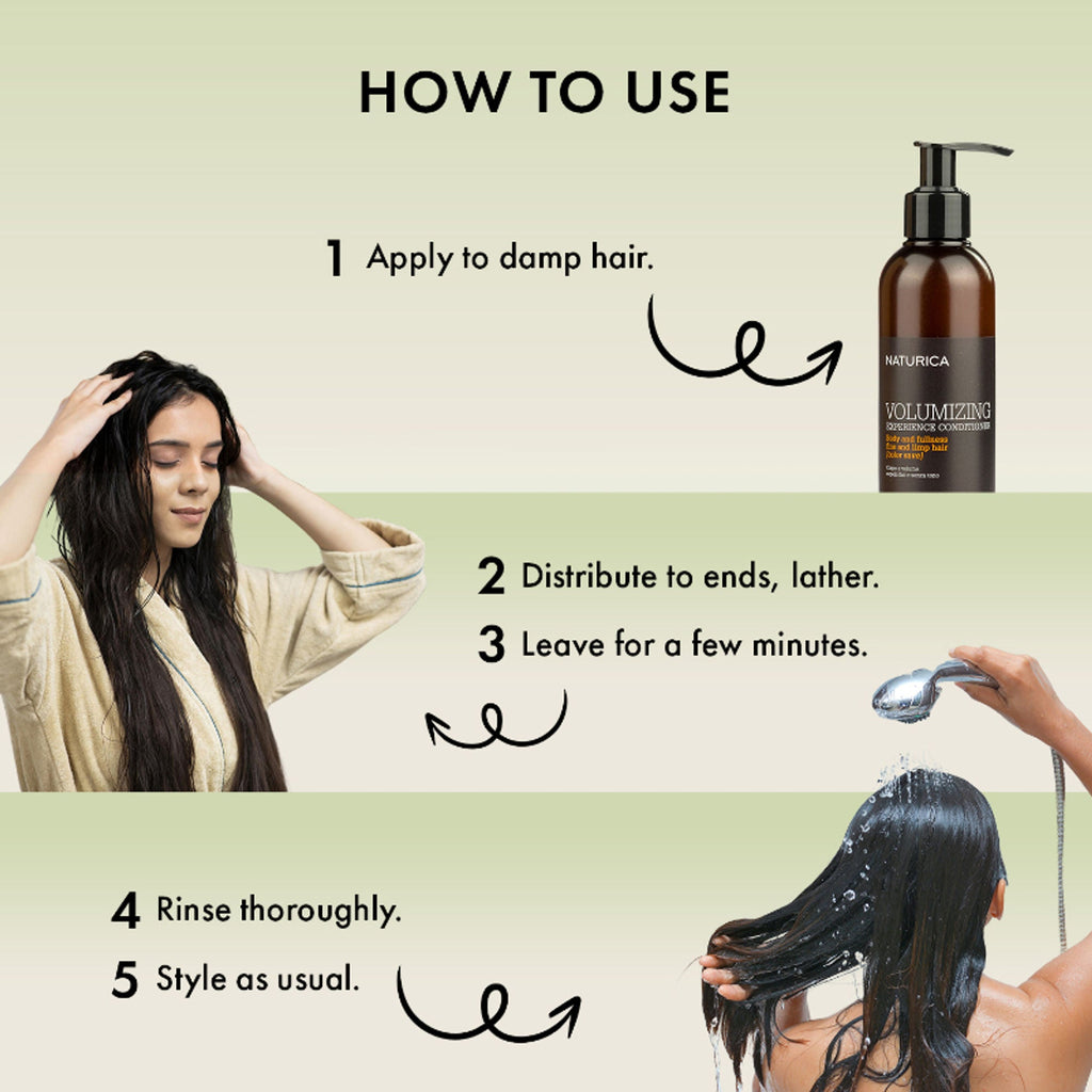 Naturica Volumizing Experience Conditioner for Fine Hair, Restore Softness with Wheat Germ Protein | Grocsy