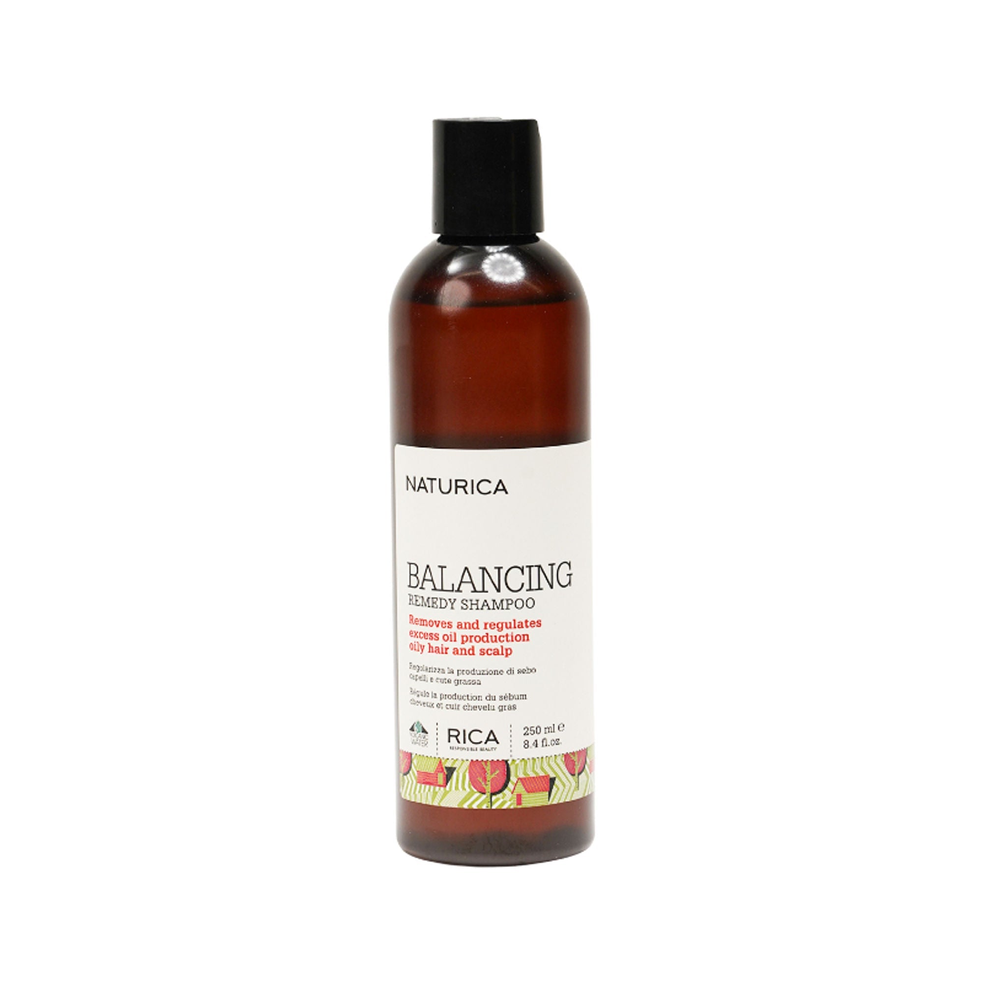 Naturica Balancing Remedy Shampoo for Sensitive Scalp, Regulate Oil with Sage & Nettle Extract | Grocsy