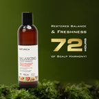 Naturica Balancing Remedy Shampoo for Sensitive Scalp, Regulate Oil with Sage & Nettle Extract | Grocsy
