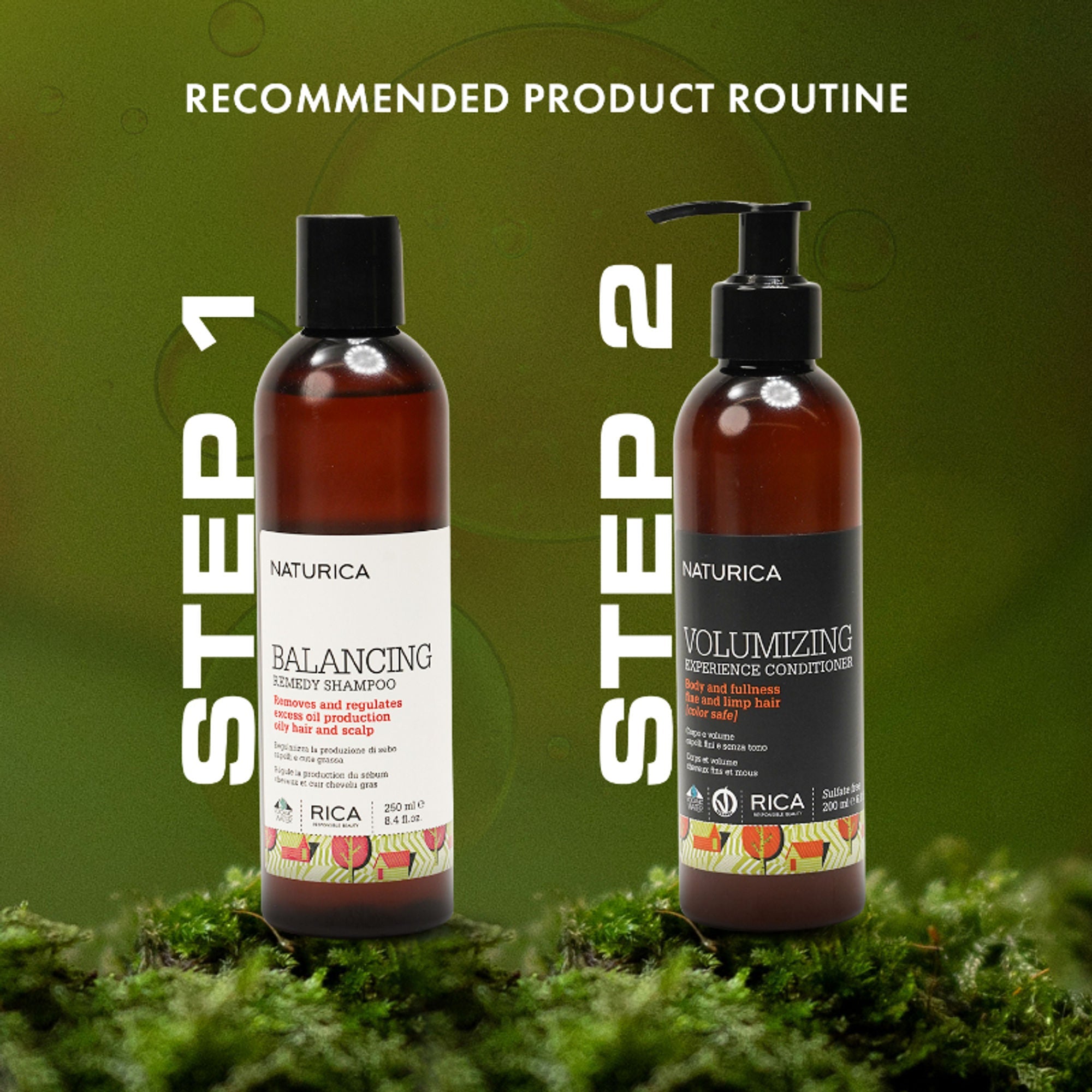Naturica Balancing Remedy Shampoo for Sensitive Scalp, Regulate Oil with Sage & Nettle Extract | Grocsy