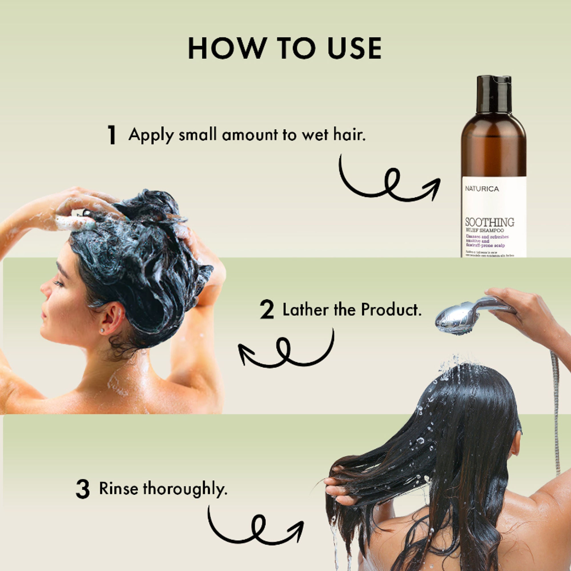 Naturica Soothing Relief Anti-Dandruff Shampoo for Sensitive Scalp, Refreshes with Camomile & Thyme | Grocsy