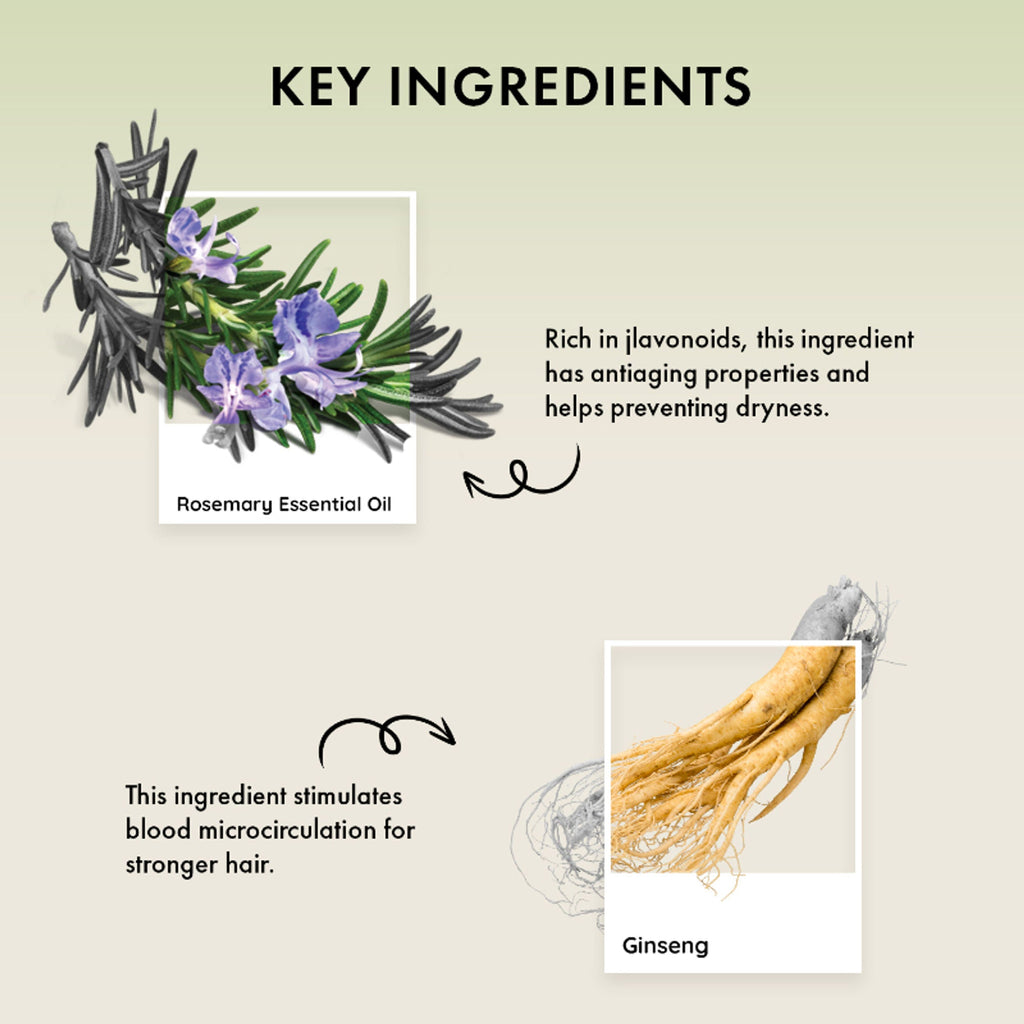 Naturica Energizing Miracle Shampoo for Thin Hair, Strengthen with Rosemary Oil & Ginseng Extract | Grocsy