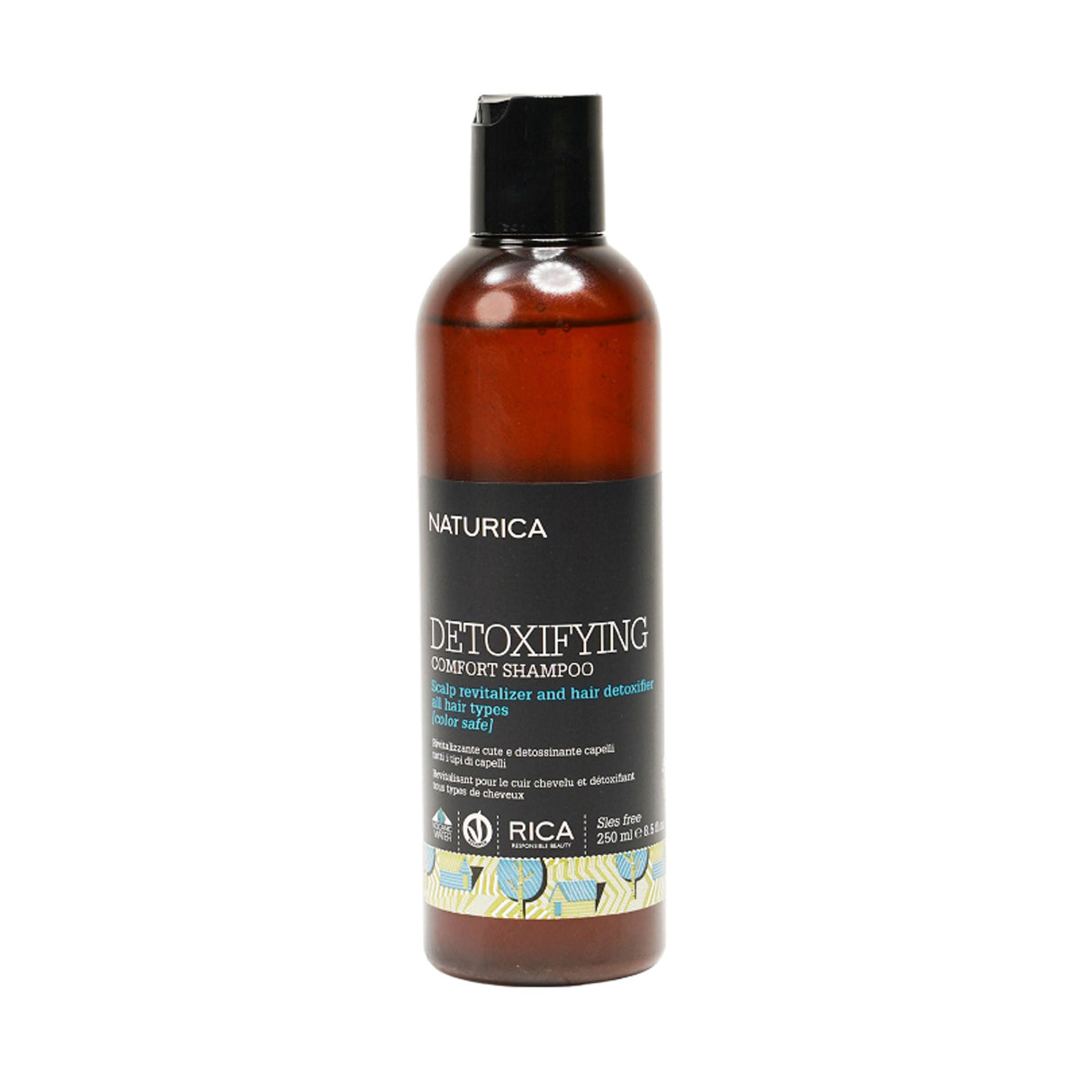 Naturica Detoxifying Comfort Anti-Pollution Shampoo for All Hair Type, Revitalize with Mint & Caper | Grocsy