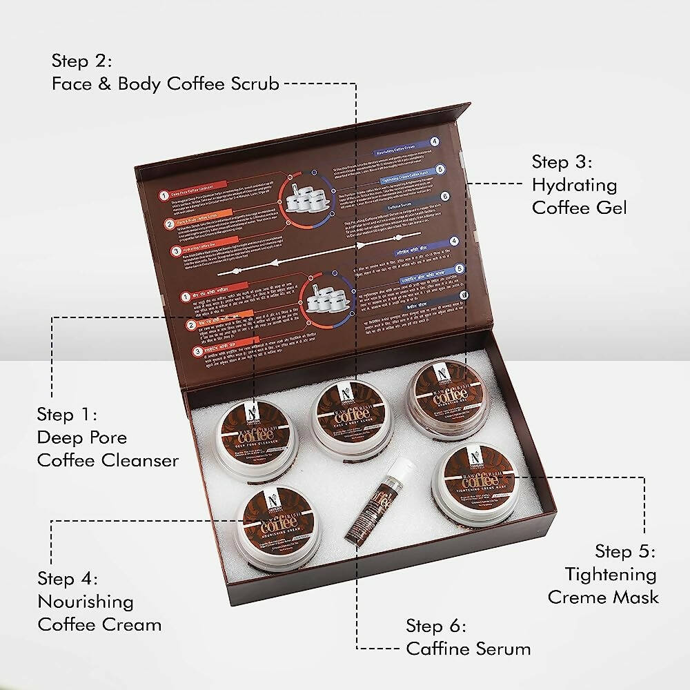 NutriGlow Natural’s Raw Irish Coffee Facial Kit | Grocsy